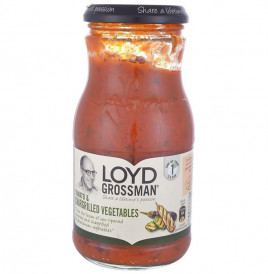 Loyd Grossman Tomato & Chargrilled Vegetables Sauce  Glass Bottle  350 grams